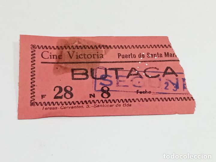 Outros artigos de papel: ENTRADA. CINE VICTORIA. EL PUERTO DE SANTA MAR&Iacute;A. BUTACA