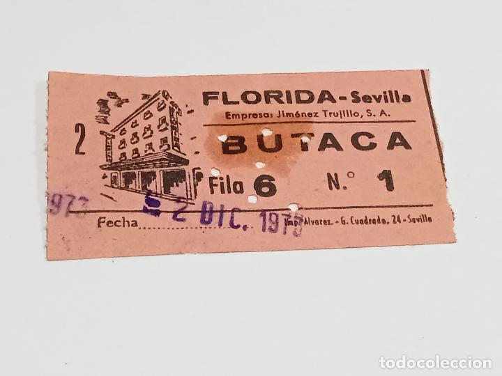 Altri oggetti di carta: ENTRADA. CINE FLORIDA. SEVILLA. 1978.