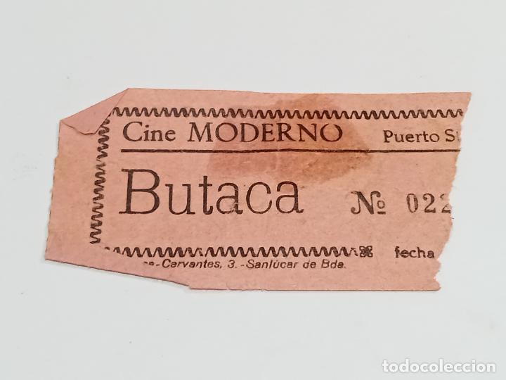 Outros artigos de papel: ENTRADA. CINE MODERNO. PUERTO SANTA MARIA. BUTACA