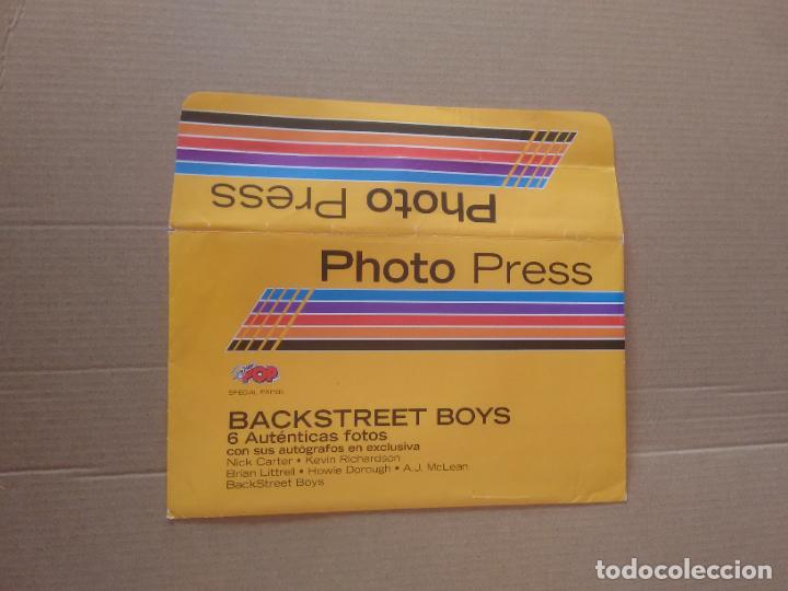 Otros Art&iacute;culos de Coleccionismo en Papel: SOBRE VACIO FOTOS BSB BACK STREET BOYS SUPER POP A&Ntilde;OS 90 PHOTO PRESS SPECIAL PAPER