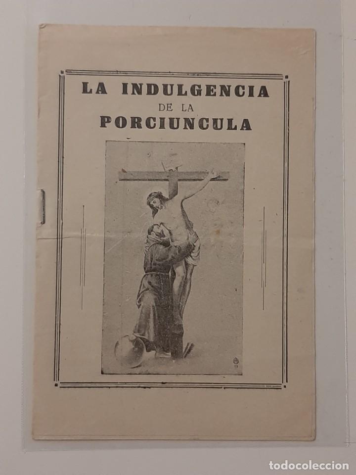 Otros Art&iacute;culos de Coleccionismo en Papel: LOTE 5 IMPRESOS RELIGIOSOS CAT&Oacute;LICOS. INDULGENCIA PORCIUNCULA LA SANTA MISA SAN ANTONIO DE PADUA