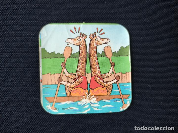 Otros Art&iacute;culos de Coleccionismo en Papel: PANRICO - CROMO CUADRADO ANIMADEPORTISTAS 1986 CON TRASERA ANIMALES DEPORTES/ PHOSKITOS CROPAN BIMBO