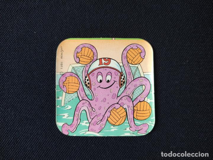 Otros Art&iacute;culos de Coleccionismo en Papel: PANRICO - CROMO CUADRADO ANIMADEPORTISTAS 1986 CON TRASERA ANIMALES DEPORTES/ PHOSKITOS CROPAN BIMBO