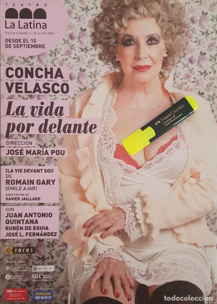 Otros art&iacute;culos de coleccionismo en papel: P&oacute;ster Concha Velasco 30 x 42