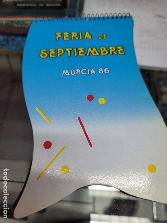 Sammelleidenschaft Andere Papierartikel: PROGRAMA FERIA DE SEPTIEMBRE MURCIA 1986