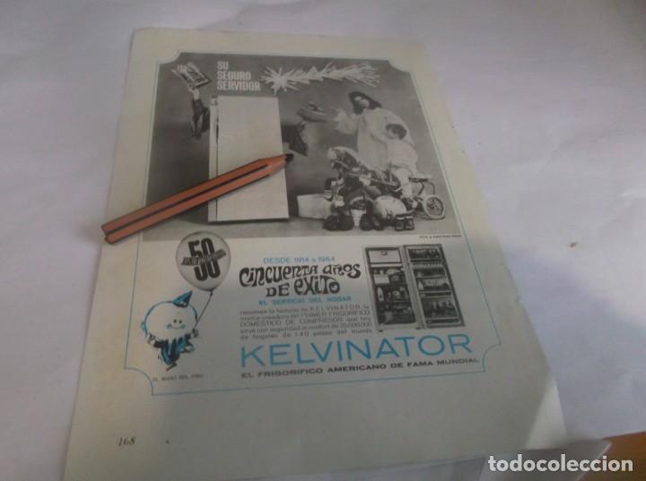 Otros Art&iacute;culos de Coleccionismo en Papel: RECORTE A&Ntilde;O 1964.-50 A&Ntilde;OS.FRIGORIFICO KELVINATOR,REY MAGO JUGUETE NI&Ntilde;O/ATRAS,BRANDY-CO&Ntilde;AC VETERANO