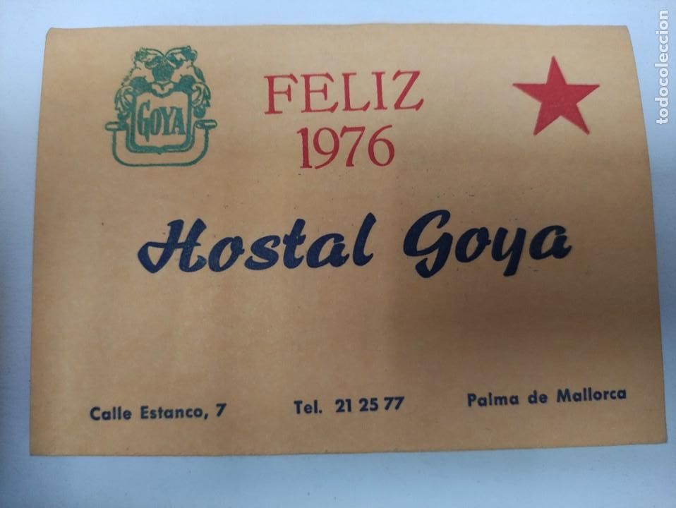 Otros Art&iacute;culos de Coleccionismo en Papel: Librillo grapado. Hotel Goya. Palma 1976.