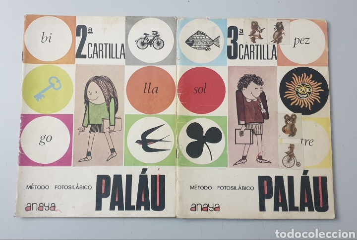 Otros Art&iacute;culos de Coleccionismo en Papel: LOTE 2 CUADERNOS CARTILLA METODO FOTOSILABICO PALAU N&deg;2-3 (Anaya, 1979) EGB
