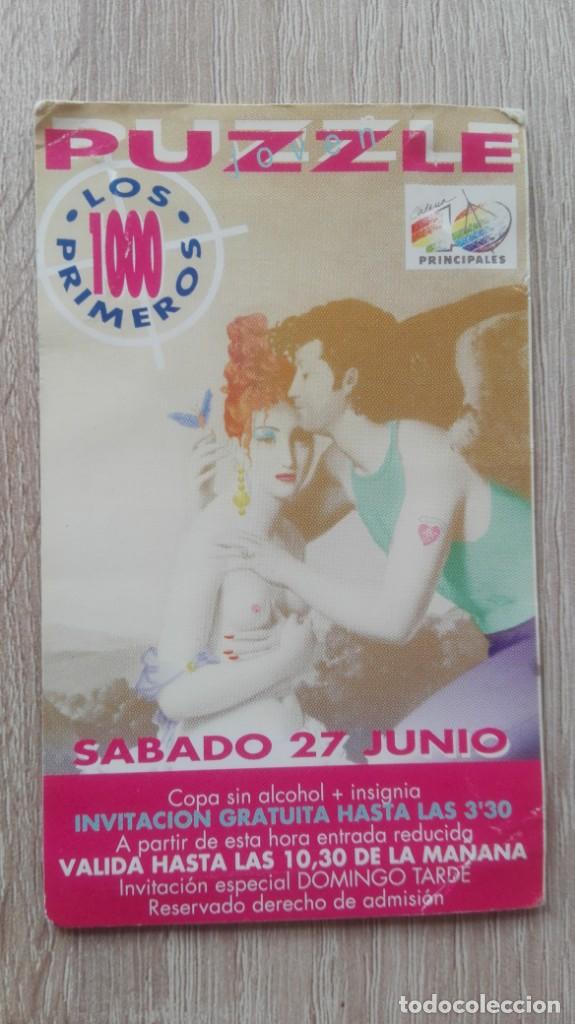 Otros Art&iacute;culos de Coleccionismo en Papel: FLYER INVITACI&Oacute;N, DISCOTECA PUZZLE, LOVEN, LOS 1.000 PRIMEROS, S&Aacute;BADO 27 JUNIO 1992.
