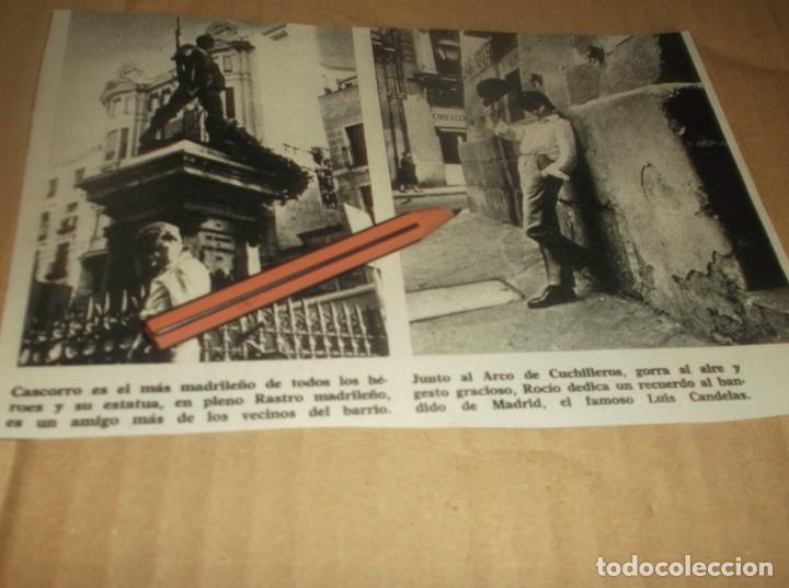 Otros Art&iacute;culos de Coleccionismo en Papel: RECORTE A&Ntilde;O 1965.- ROC&Iacute;O D&Uacute;RCAL. EN CALLES DE MADRID