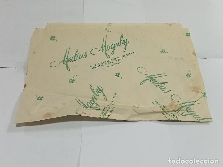 Sammelleidenschaft Andere Papierartikel: PAPEL DE NEGOCIO PUBLICIDAD ENVOLVER. MEDIAS MAGULY. MADRID. 43 X 28 CM