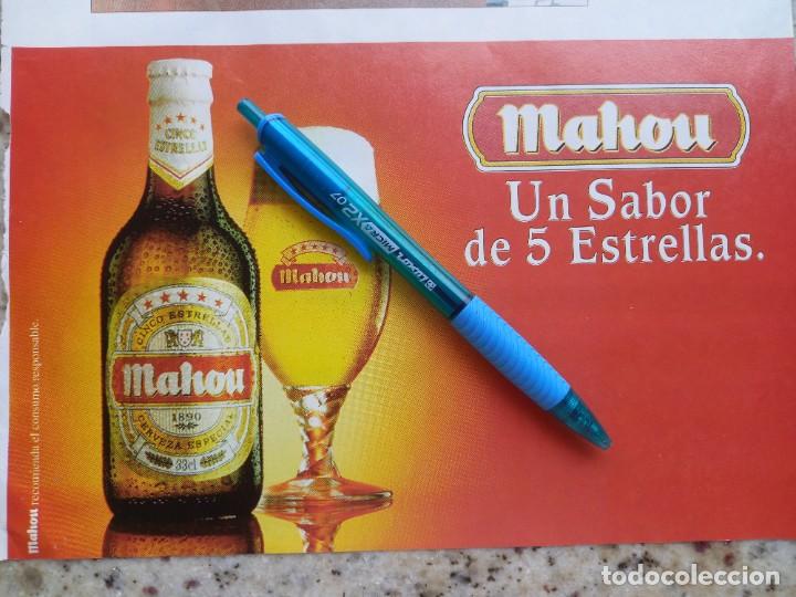 Otros art&iacute;culos de coleccionismo en papel: PUBLICIDAD ANUNCIO DE CERVEZA MAHOU