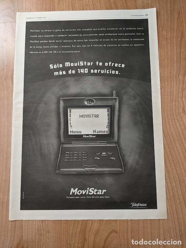 Paper Collecting Others: ANUNCIO PRENSA MOVISTAR 1999