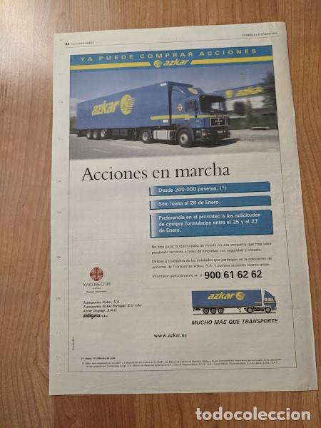 Paper Collecting Others: ANUNCIO PRENSA AZKAR 1999