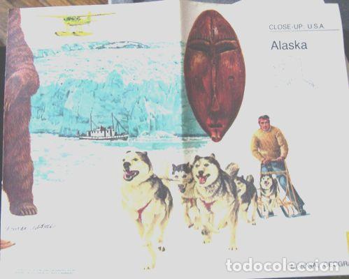 Otros Art&iacute;culos de Coleccionismo en Papel: mapa nat geo 3 alaska 94 politico recursos naturales dobles