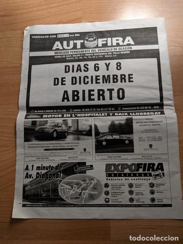 Paper Collecting Others: ANUNCIO PRENSA AUTOFIRA 1998