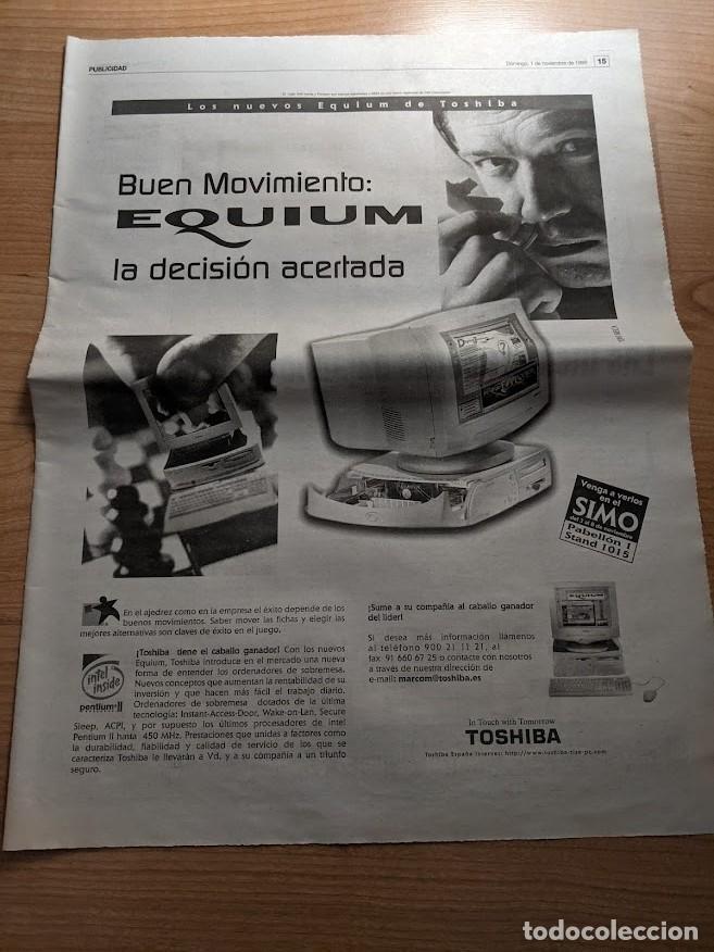 Sammelleidenschaft Andere Papierartikel: ANUNCIO PRENSA EQUIUM 1998