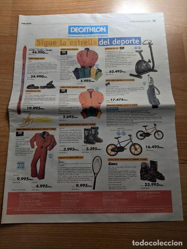 Sammelleidenschaft Andere Papierartikel: ANUNCIO PRENSA DECATHLON 1998
