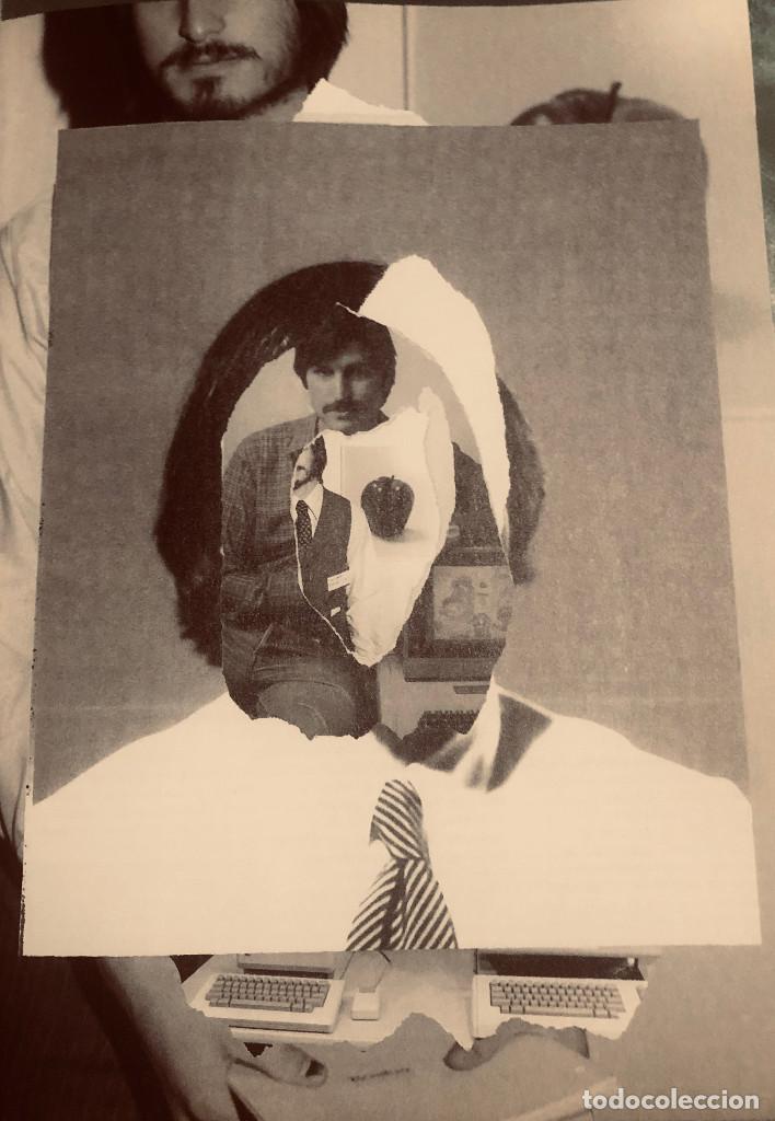 Paper Collecting Others: Fotomontaje con la imagen de Steve Jobs. P&aacute;gina completa de revista tama&ntilde;o folio. Nueva.