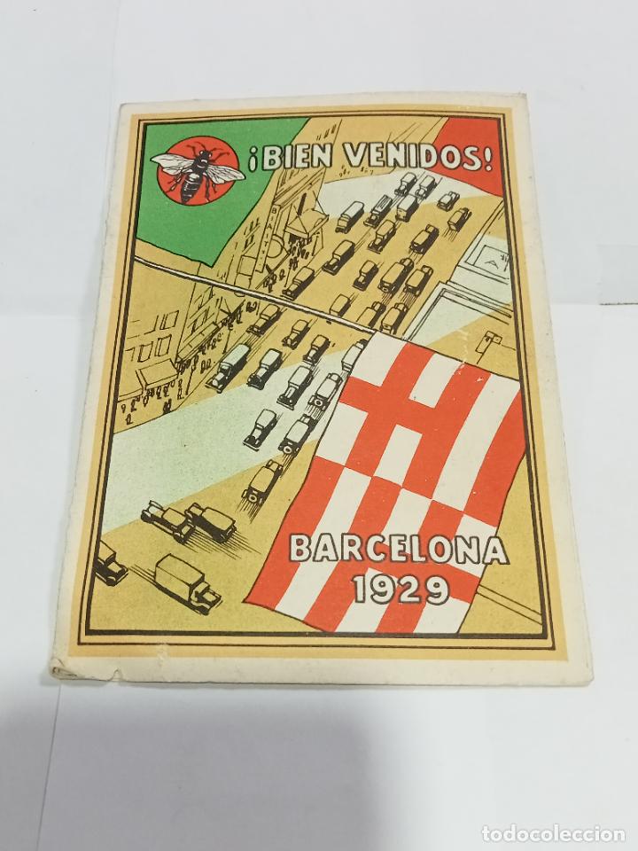 Paper Collecting Others: BARCELONA 1929. H.ROGER TEJIDOS MERCERIA MODERNA. BARCELONA. VER INTERIOR Y CALLEJERO