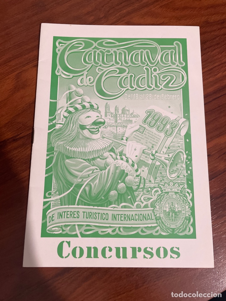 Otros Art&iacute;culos de Coleccionismo en Papel: Carnaval C&aacute;diz 1993 Libretos con bases oficiales de los concursos