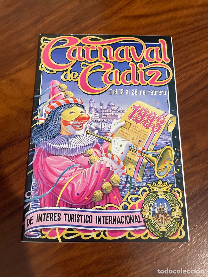 Otros Art&iacute;culos de Coleccionismo en Papel: Carnaval C&aacute;diz 1993 Libretos con programa oficial de actividades
