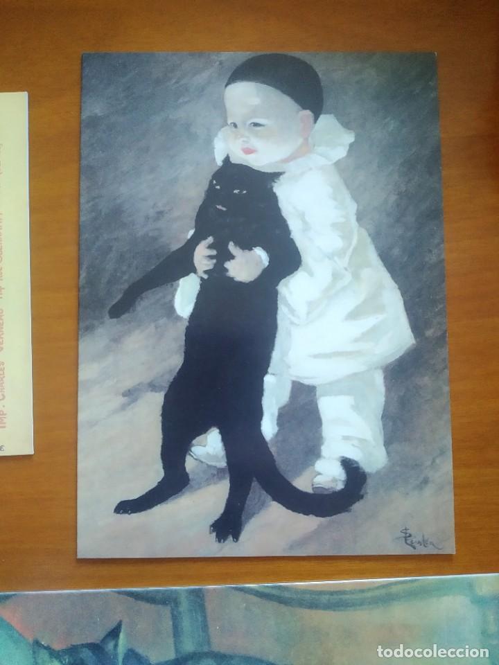 Otros art&iacute;culos de coleccionismo en papel: Postales.Steinlen. 5 piezas. - Foto 2
