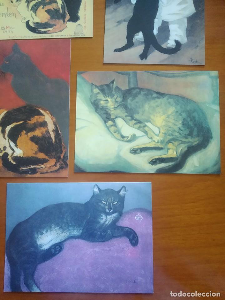 Otros art&iacute;culos de coleccionismo en papel: Postales.Steinlen. 5 piezas. - Foto 4