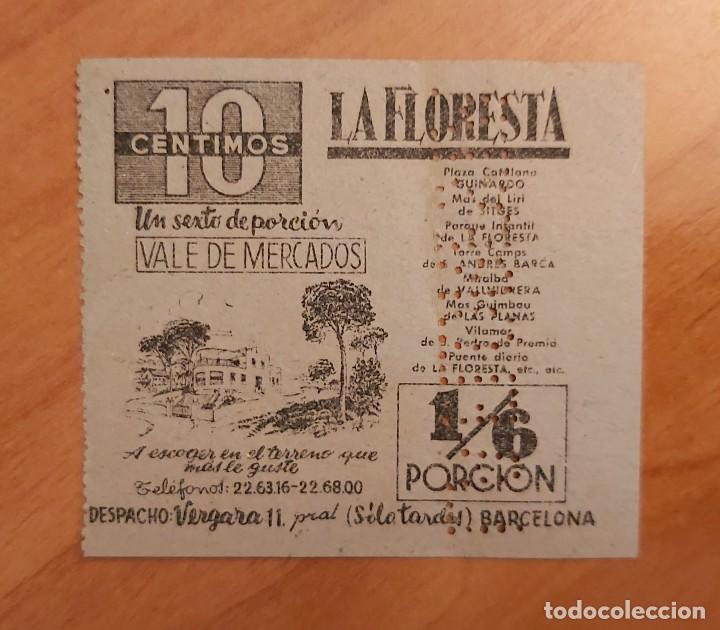 Otros Art&iacute;culos de Coleccionismo en Papel: VALE DE MERCADOS : LA FLORESTA