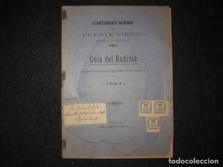 Otros art&iacute;culos de coleccionismo en papel: BALNEARIO DE PUENTE VIESGO-GUIA DEL BA&Ntilde;ISTA-A&Ntilde;O 1904 SANTANDER-VER FOTOS-(K-6447)