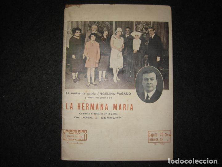 Altri oggetti di carta: BAMBALINAS-REVISTA TEATRAL-LA HERMANA MARIA-ANGELINA PAGANO-JOSE J BERRUTI-VER FOTOS-(K-6456)