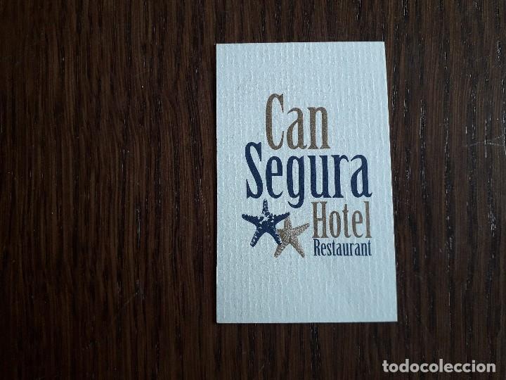 Sammelleidenschaft Andere Papierartikel: tarjeta de visita de publicidad, hotel restaurant Can Segura. Sant Feliu De Guixols. Girona.