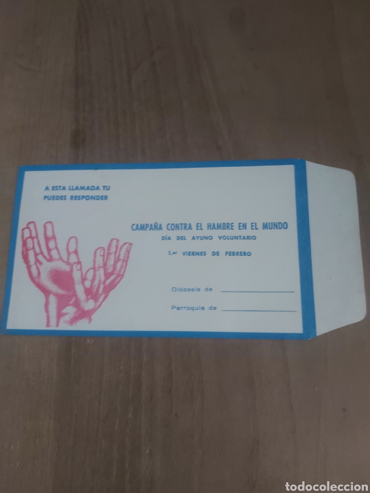 Paper Collecting Others: SOBRE VINTAGE CAMPA&Ntilde;A CONTRA HAMBRE MUNDO