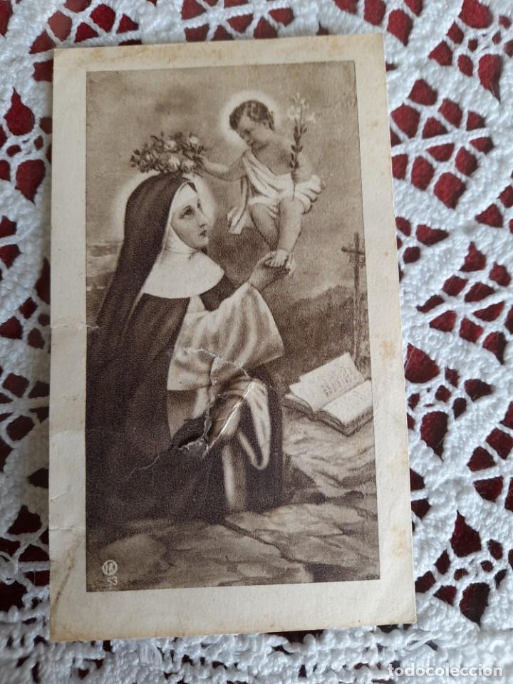 Otros art&iacute;culos de coleccionismo en papel: Monja con Ni&ntilde;o Jes&uacute;s d&eacute;cada de los 50 m&aacute;s o menos