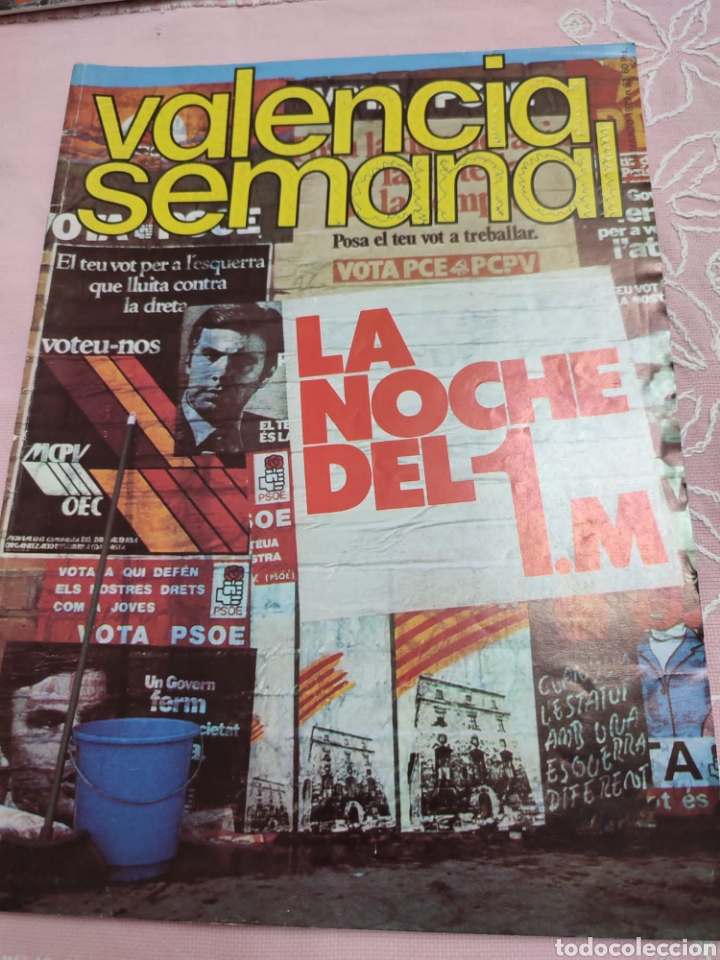 Collectionnisme Papier divers: Valencia semanal n&uacute;mero 63 a&ntilde;o 1979 La noche del 1 M Elecciones