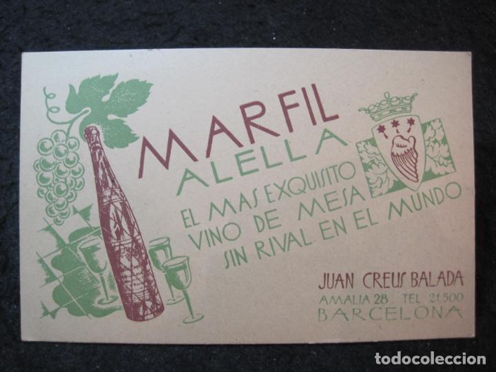 Paper Collecting Others: BARCELONA-MARFIL ALELLA-VINO DE MESA-JUAN CREUS BALADA-PUBLICIDAD-VER FOTOS-(93.062)