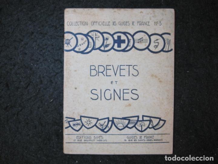 Sammelleidenschaft Andere Papierartikel: BREVETS ET SIGNES-COLLECTION OFFICIELLE DES GUIDES DE FRANCE-VER FOTOS-(K-6559)