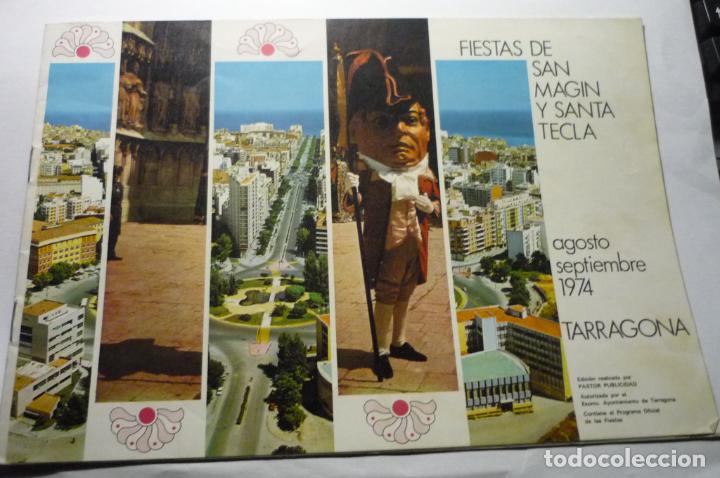 Otros art&iacute;culos de coleccionismo en papel: programa tarragona fiestas s.magin y sta,tecla 1974 fotos publicidad 16 pag
