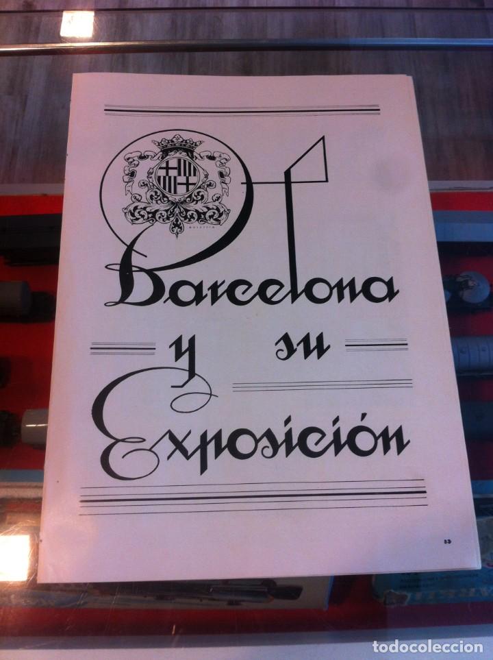 Sammelleidenschaft Andere Papierartikel: 14 HOJAS (VIDA GR&Aacute;FICA ESPA&Ntilde;OLA) BARCELONA Y SU EXPOSICI&Oacute;N. 1929