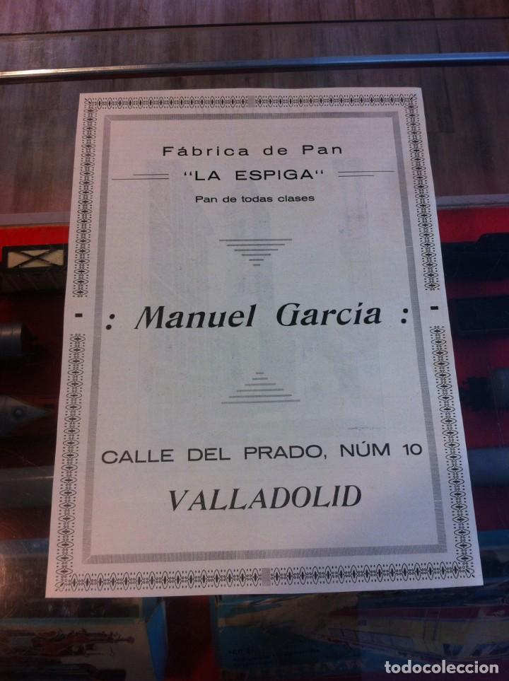 Sammelleidenschaft Andere Papierartikel: HOJA DE LA VIDA GR&Aacute;FICA ESPA&Ntilde;OLA. A&Ntilde;O 1929. F&Aacute;BRICA DE PAN LA ESPIGA. MANUEL GARC&Iacute;A. VALLADOLID