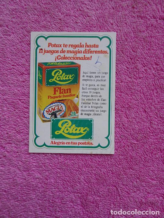 Otros Art&iacute;culos de Coleccionismo en Papel: flan potax paquete familiar te regala hasta 11 juegos de magia a&ntilde;os 80