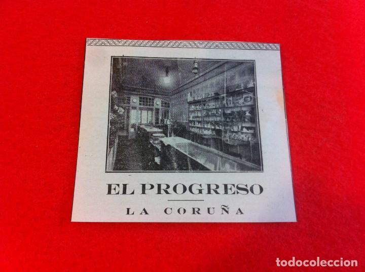 Collectionnisme Papier divers: ANUNCIO DE LA VIDA GR&Aacute;FICA ESPA&Ntilde;OLA. A&Ntilde;O 1929. EL PROGRESO. LA CORU&Ntilde;A