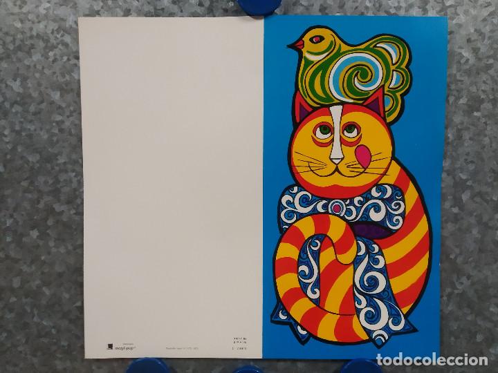 Sammelleidenschaft Andere Papierartikel: FELICITACION GATO CUMPLEA&Ntilde;OS INFANTIL- A&Ntilde;O 1972 - EDICIONES MENS - POP