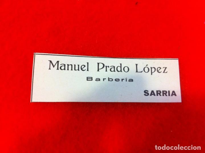 Sammelleidenschaft Andere Papierartikel: ANUNCIO DE LA VIDA GR&Aacute;FICA ESPA&Ntilde;OLA. A&Ntilde;O 1929. BARBER&Iacute;A MANUEL PRADO L&Oacute;PEZ. SARRIA (LUGO)