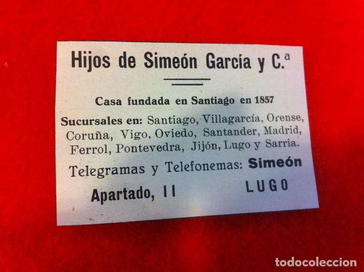 Outros artigos de papel: ANUNCIO DE LA VIDA GR&Aacute;FICA ESPA&Ntilde;OLA. A&Ntilde;O 1929. HIJOS DE SIME&Oacute;N GARC&Iacute;A Y C&ordf;. LUGO