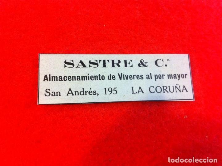 Sammelleidenschaft Andere Papierartikel: ANUNCIO DE LA VIDA GR&Aacute;FICA ESPA&Ntilde;OLA. A&Ntilde;O 1929. SASTRE & C&ordf;. V&Iacute;VERES. CORU&Ntilde;A