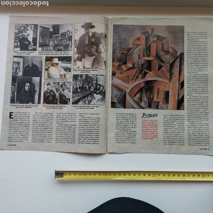 Otros art&iacute;culos de coleccionismo en papel: Reportaje de Picasso de 1991 - Foto 4