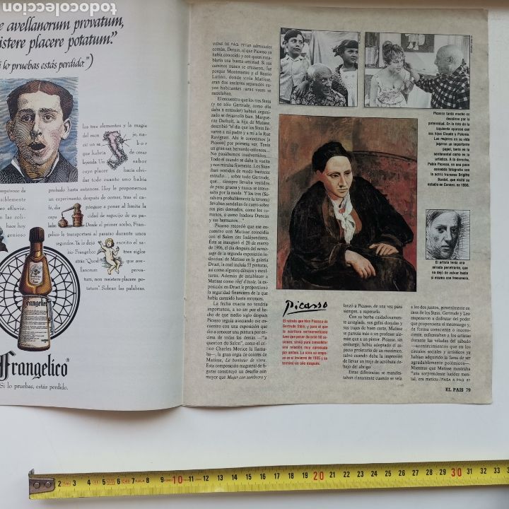 Otros art&iacute;culos de coleccionismo en papel: Reportaje de Picasso de 1991 - Foto 6