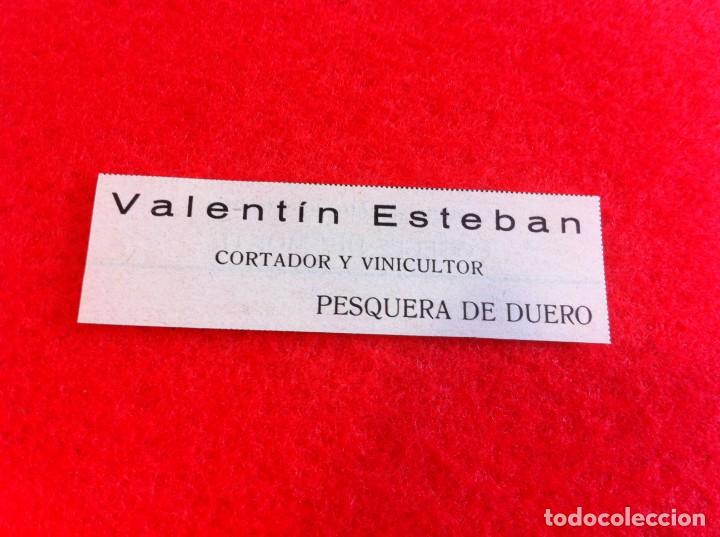 Outros artigos de papel: ANUNCIO DE LA VIDA GR&Aacute;FICA ESPA&Ntilde;OLA. A&Ntilde;O 1929. VALENT&Iacute;N ESTEBAN. VINICULTOR. PESQUERA DE DUERO