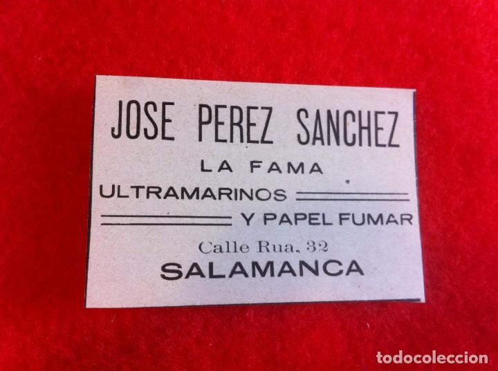Outros artigos de papel: ANUNCIO DE LA VIDA GR&Aacute;FICA ESPA&Ntilde;OLA. 1929. ULTRAMARINOS JOS&Eacute; P&Eacute;REZ S&Aacute;NCHEZ (LA FAMA) SALAMANCA